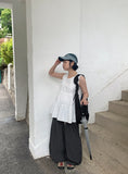 [BAONHAUS] Rilket Summer Nylon Banding Balloon Wide Pants