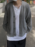 Henry Neck Silket Loose T-Shirt