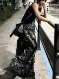 Summer Camo Wide Cargo Pants