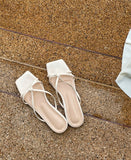 Jyubeulri strap sandal heel (6 cm)