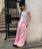 Kirem Flower Layered Wrinkle Shorts