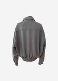 Silver Suede Jumper