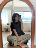 [unisex] Rango Linen Pintuck Wide Balloon Pants