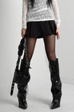 Hidden Cotton Pleats Skirt