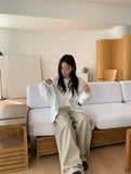 Aven cut wide pants