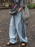 Poin Track Reverse Balloon Denim Pants