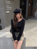 [U-BASIC] Winter Deep Brushed Round Long Sleeve