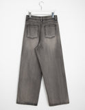 Ritcon Vintage Black Blue Washed Denim Pants