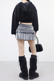 Veona Velvet Hooded Zip-Up