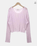 Frea Boucle See-through Knit