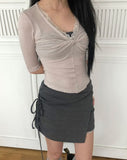 Miview Wrap Skirt Pants