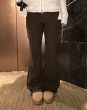 Chahi Brushed Slim Bootcut Corduroy Pants