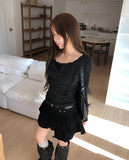 Moki Cut Henley Neck Knit