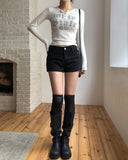 Forte Line Studded Cotton Shorts