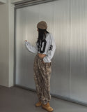 TRIES REAL PATTERN JOGGER PANTS