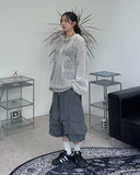 Ennyu Nylon Cargo Bermuda Pants