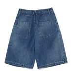 Tie Dye Bermuda Two-Tuck Shorts Denim