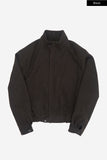 Mei shoulder padded blouson jacket