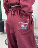 Heads Eagle Print Sweatpants