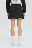 COTTON LOW RISE KILT SKIRT