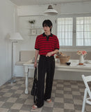 Summer Ice Half Banding Slacks