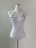 Crossis White bodysuit top