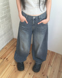 Roju Balloon Wide Denim Pants