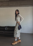 Side rope pig Bermuda cargo pants