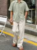 Ness Linen Like Short Sleeve Shirt