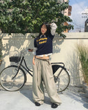 Tand 1980 Layered Cropped Short-Sleeved Knitwear