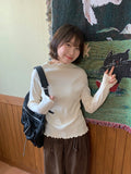Dedeco Wave Punching half polar Long Sleeve Tee