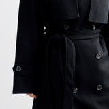 Vosto wool trench coat