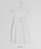 Yura Lace Smoke Back Shirring Sleeveless Bustier