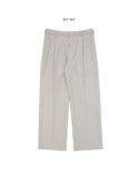 Neo one tuck wide slacks