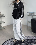 Rize side button track pants
