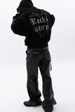 rockstern washing leather bootcut pants