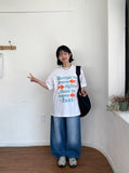 Tetyl Summer Printing Over Short Sleeve Tee