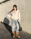 Risen Denim Wide Overalls