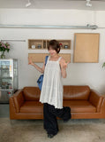 Kyoses Shirring Nylon Banding Wide Pants