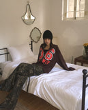 Unon 06 Lettering Oversized Fit Hood Zip-Up