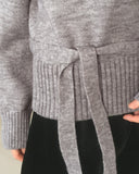 [Muffler set] Weck cable off-shoulder knit set