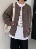 [Unisex] Acolta Bokashi Over Round Knit Cardigan