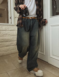 Life Balloon Snap Denim Pants
