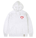 [UNISEX]Bear Heart Back Printing Hoodie