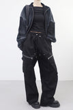 (Unisex) Lotica Zipper Cargo String Pants