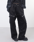 (Unisex) Lotica Zipper Cargo String Pants