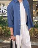 Koi Summer Pocket Linen Shirt
