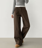 Loose Wide Span Banding Cotton Pants