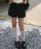 [Belt Set/Pants Lining] Town Low Mini Skirt Pants