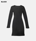 Slim wear fit rib one piece